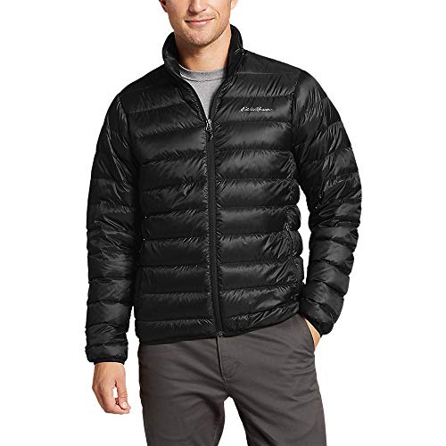Eddie Bauer Men's CirrusLite Down Jacket, Black Nature tee