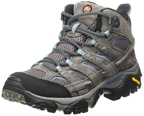 Merrell Women's Moab 2 Mid Waterproof Hiking Boot, Granite