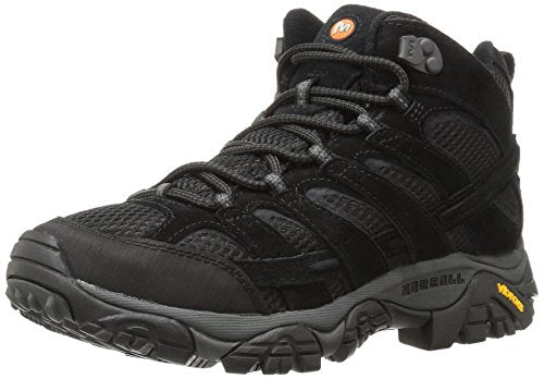 Merrell Men's Moab 2 Vent Mid Hiking Boot, Black Night