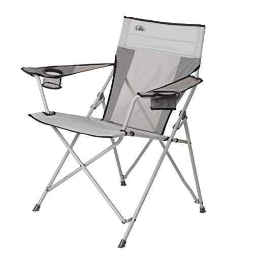 Core Equipment Tension Chair with Carry Bag, Gray