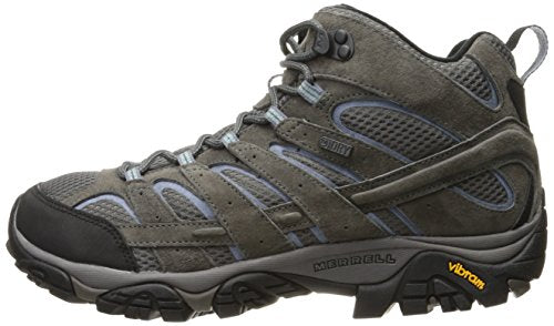 Merrell Women's Moab 2 Mid Waterproof Hiking Boot, Granite