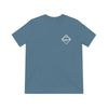 Steel Blue Teton Short Sleeve is a nature tee shirt that lets anyone explore or adventure wherever they go.