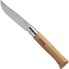 Opinel No.06 Stainless Steel Folding Knife with Beechwood Handle