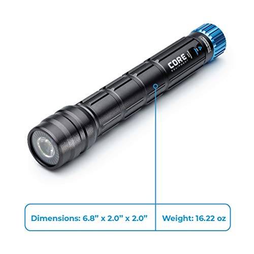 CORE 1500 Lumen CREE LED Rechargeable Camping Emergency Flashlight