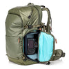 Shimoda Explore V2 35 Water Resistant Camera Backpack - Fits DSLR, DSLR Cameras, Batteries & Lenses - Medium DSLR V2 Core Unit Modular Camera Insert Included - Army Green (520-161)