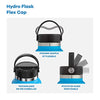 Hydro Flask Standard Mouth Bottle with Flex Cap, Clementine