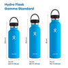 Hydro Flask Standard Mouth Bottle with Flex Cap, Clementine