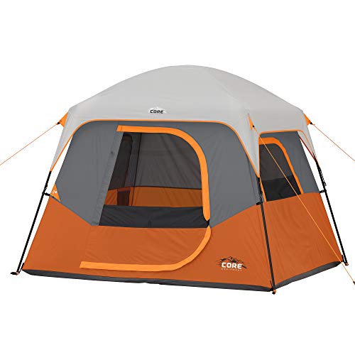 CORE 4 Person / 6 Person Straight Wall Cabin Tents (4 Person) - Nature tee