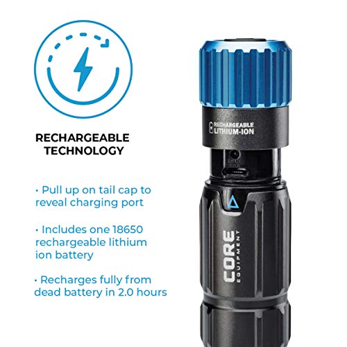 CORE 1000 Lumen CREE LED Rechargeable Camping Emergency Flashlight CORE 1000 Lumen CREE LED Rechargeable Camping Emergency Flashlight