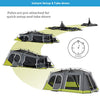 Core Two Room 12 Person Instant Cabin Tent with Side Entrance