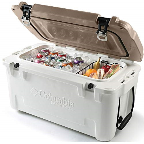 Columbia 50Q High Performance Roto Cooler with Microban Protection, Fossil