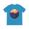 Aqua Monument Short Sleeve is a nature tee shirt that lets anyone explore or adventure wherever they go.