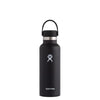 Hydro Flask Standard Mouth Bottle with Flex Cap, Black